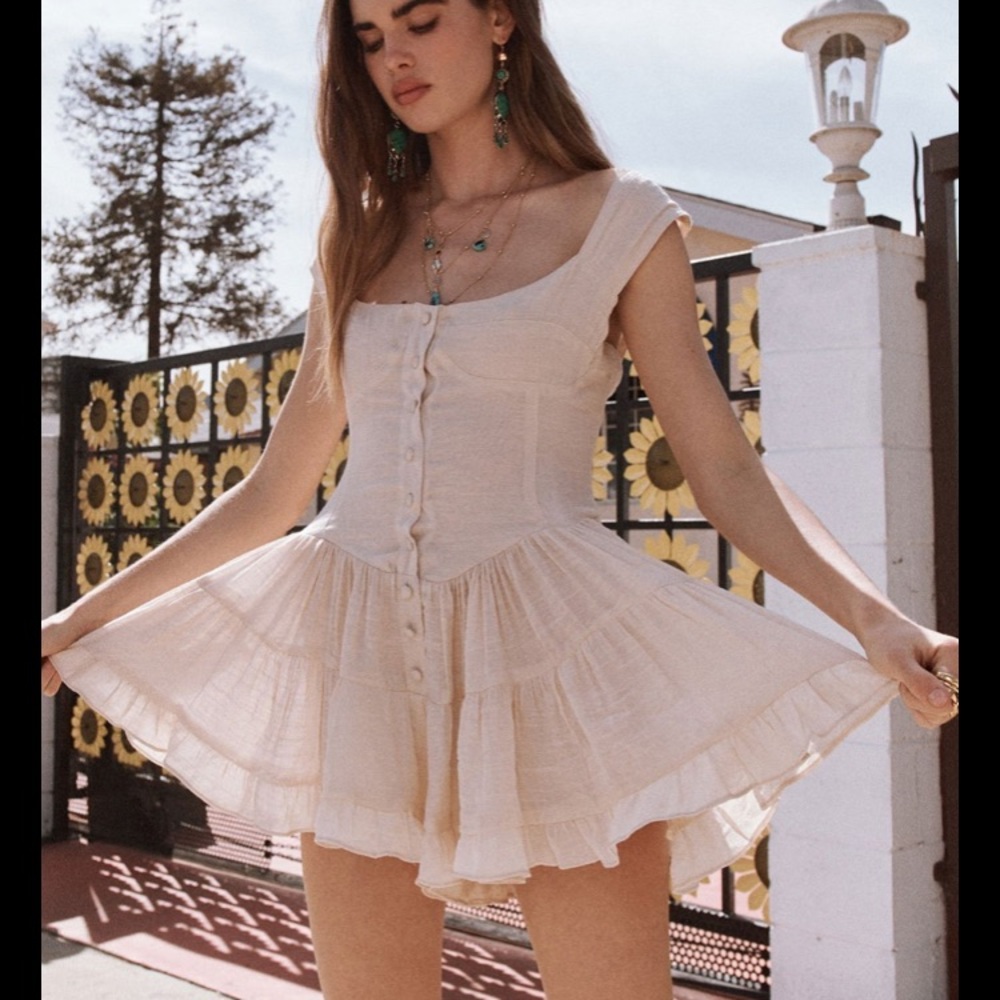 Vanessa mooney romper dress